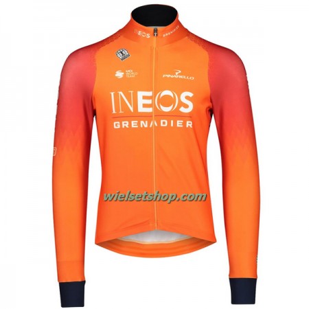 Wielershirt 2022 INEOS Grenadiers Lange Mouw - Oranje